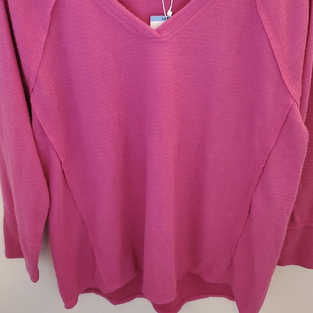 Wildfox Haley Brushed Top Size Large Elderberry — image 3 of 8